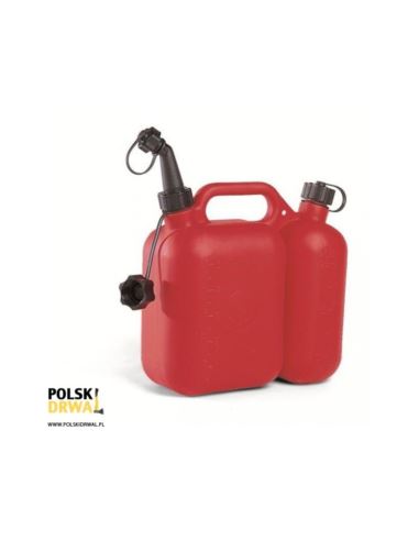 Kanister do paliwa i oleju 5l+2,5l - czerwony | TECOMEC